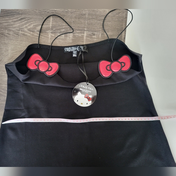 Dolls Kill Hello Kitty Mini Bow Strappy Dress - Picture 5 of 6